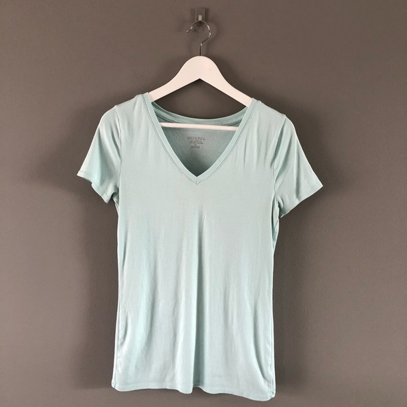 Merona Tops - Merona | Light Blue V-Neck Tee